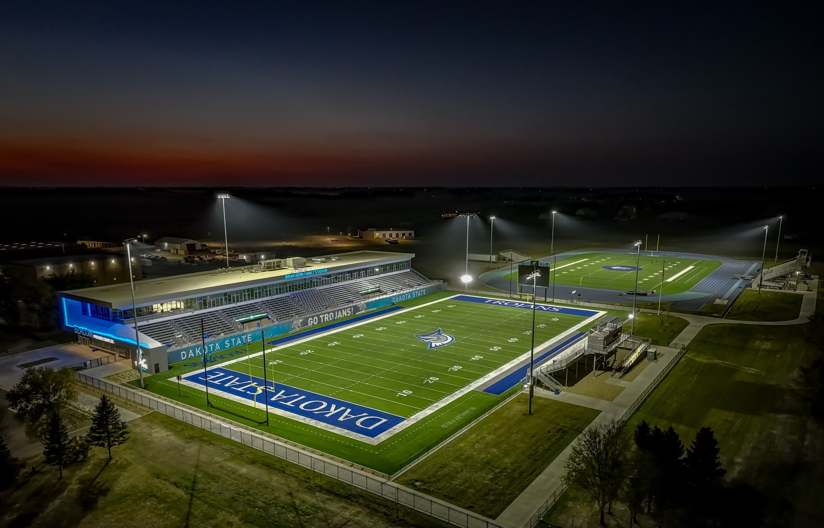 the new DSU football stadium